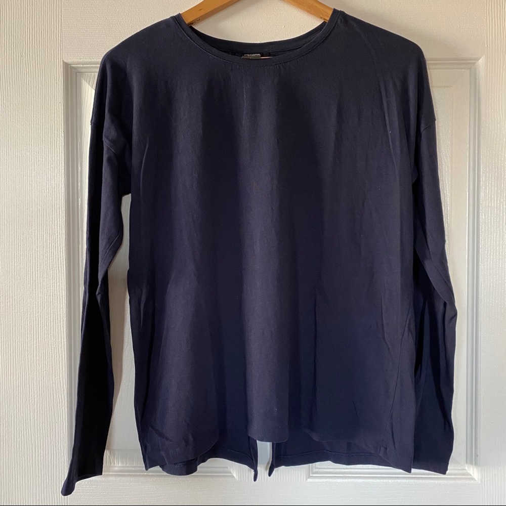 VS SPORT Long Sleeve Shirt Size S - Navy Blue